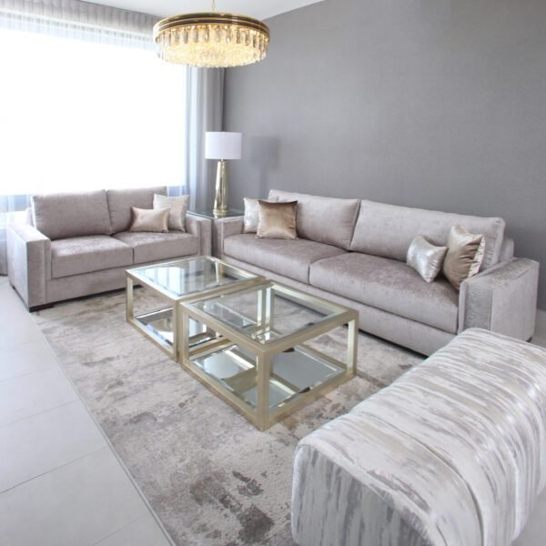 Sala Modelo "Roma Brazo Recto" Sofá y Love Seat - Imagen 6