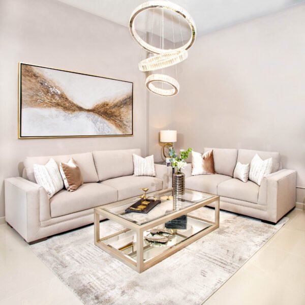 Sala Modelo "Milán Brazo Bajo" Sofá y Love Seat - Imagen 9