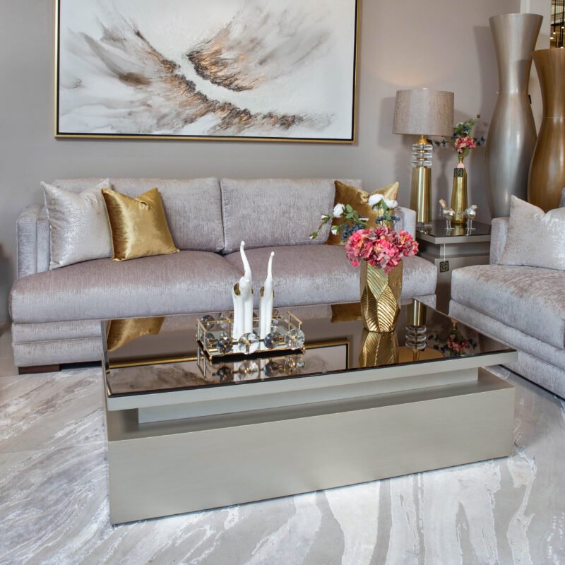 Mesa de Centro "Mónaco" Champagne - Imagen 6