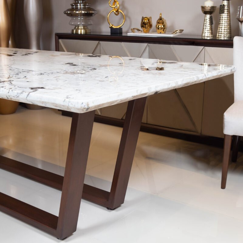 Mesa de Comedor - Modelo "Ankara" Bisel Invertido - Imagen 5