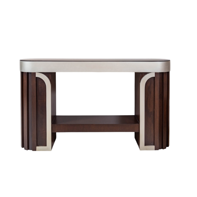 Consola "Dublin" Espejo Bronce - Imagen 2