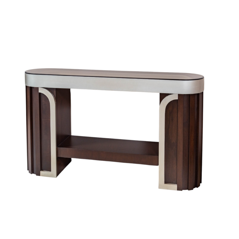 Consola "Dublin" Espejo Bronce - Imagen 4